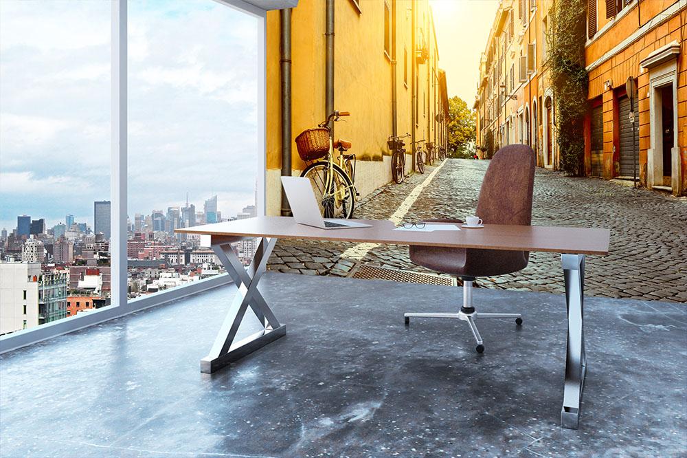 Old street in Rome Wall Mural Wallpaper - Canvas Art Rocks - 3