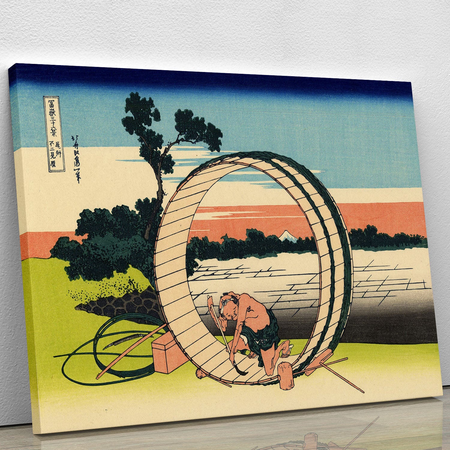 Owari province by Hokusai Canvas Print or Poster - Canvas Art Rocks - 1