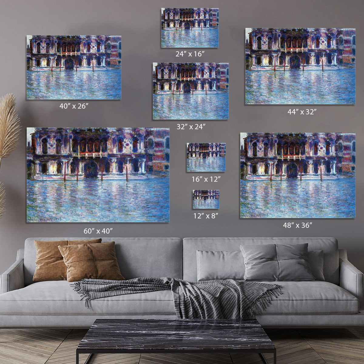 Palazzo 2 by Monet Canvas Print or Poster - Canvas Art Rocks - 7