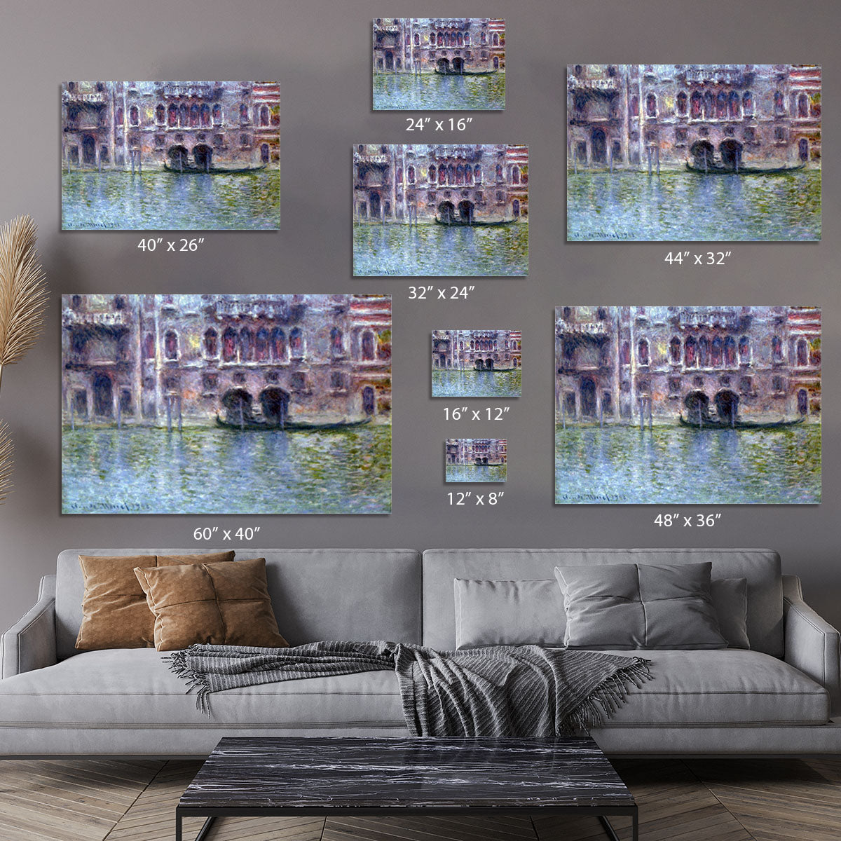 Palazzo da Mula Venice by Monet Canvas Print or Poster - Canvas Art Rocks - 7