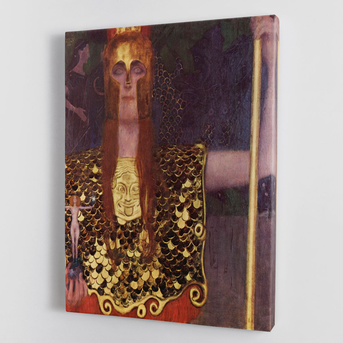 Pallas Athena by Klimt Canvas Print or Poster - Canvas Art Rocks - 1