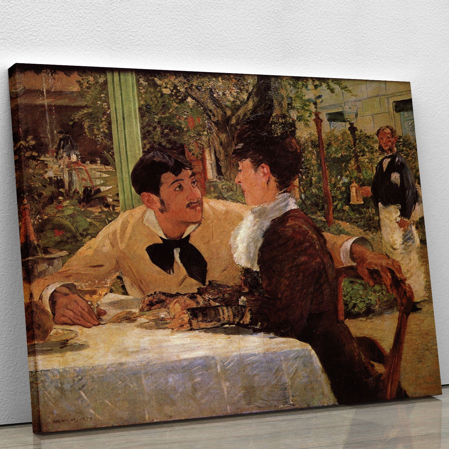 Pare Lathuille by Manet Canvas Print or Poster - Canvas Art Rocks - 1