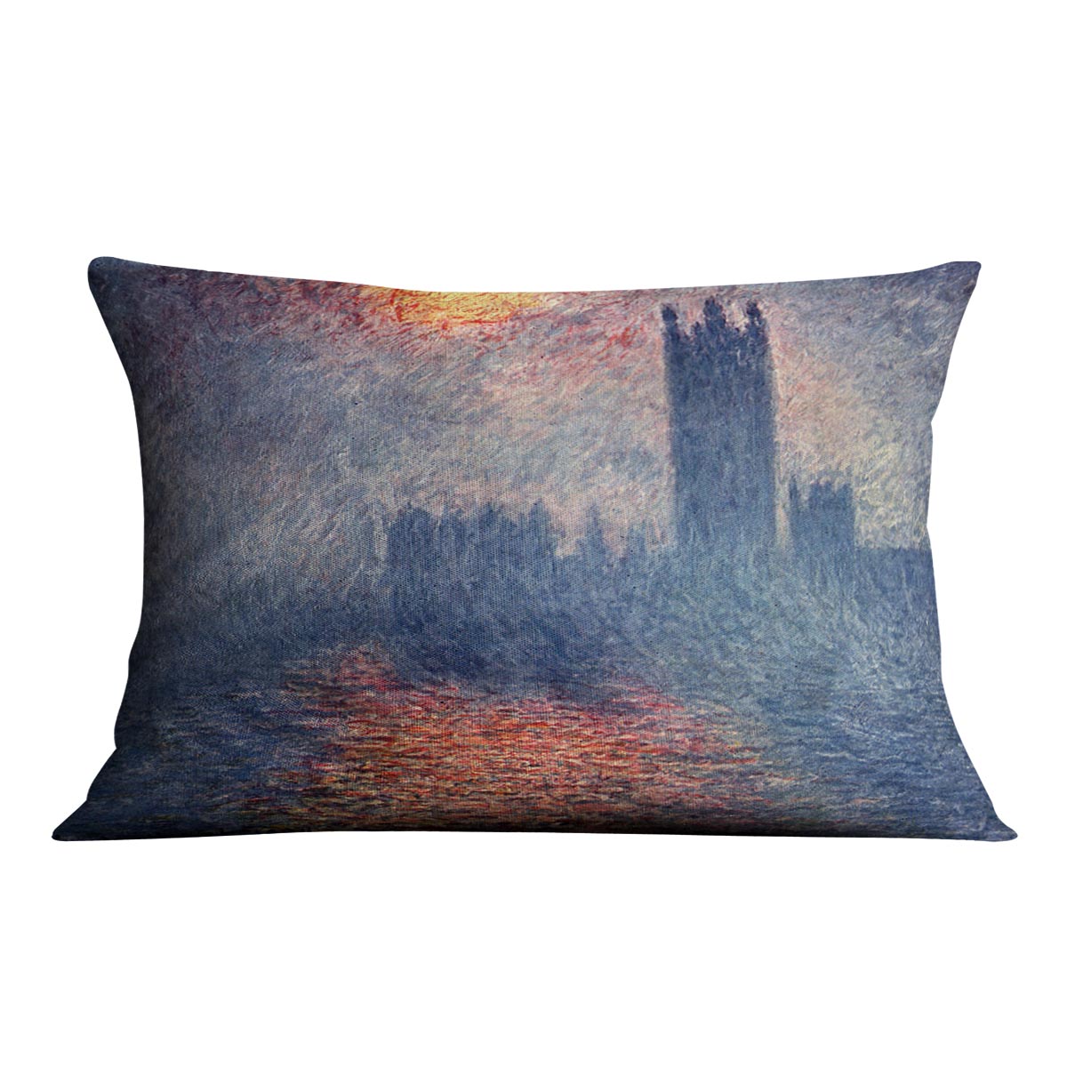 Parliament in London by Monet Cushion