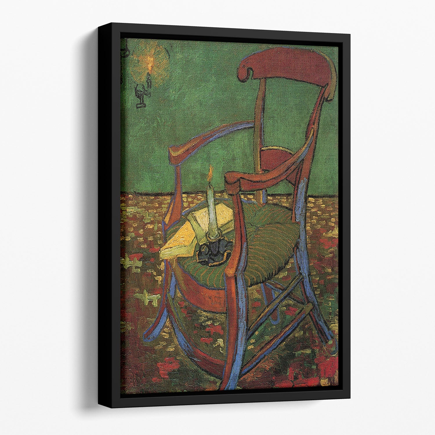 Paul Gauguin's Armchair by Van Gogh Floating Framed Canvas