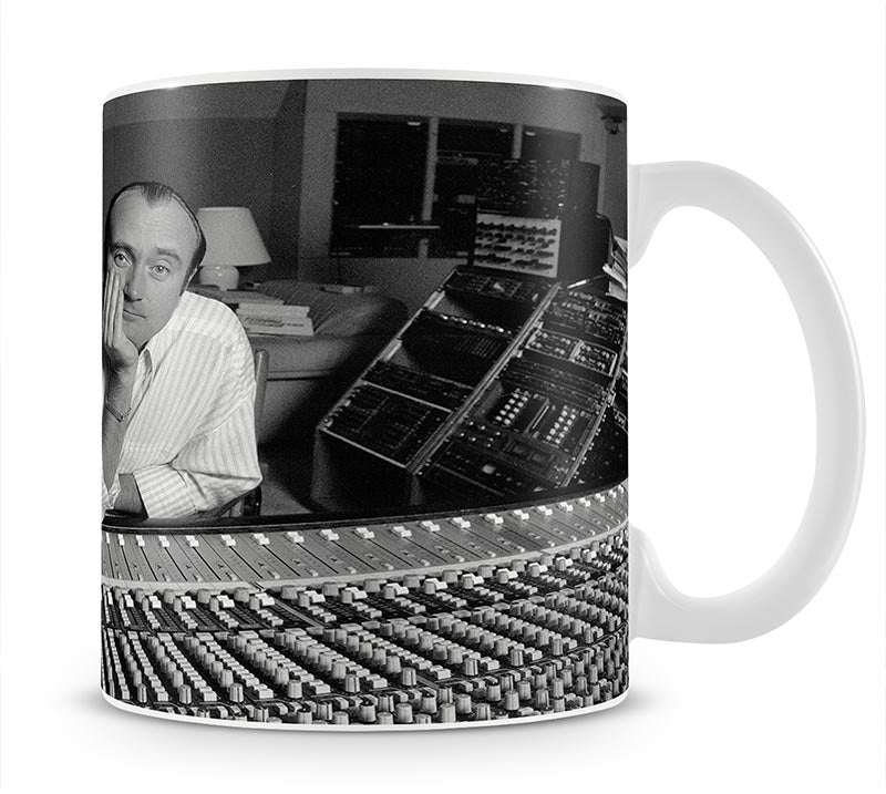 Phil Collins in the studio Mug - Canvas Art Rocks - 1