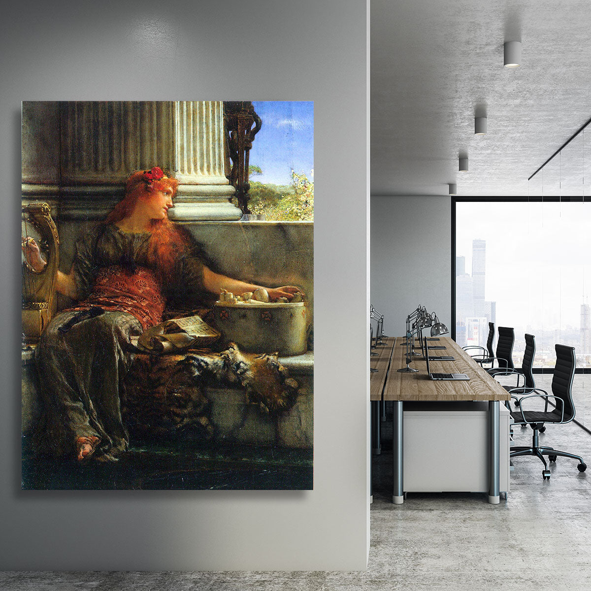 Poesie by Alma Tadema Canvas Print or Poster - Canvas Art Rocks - 3