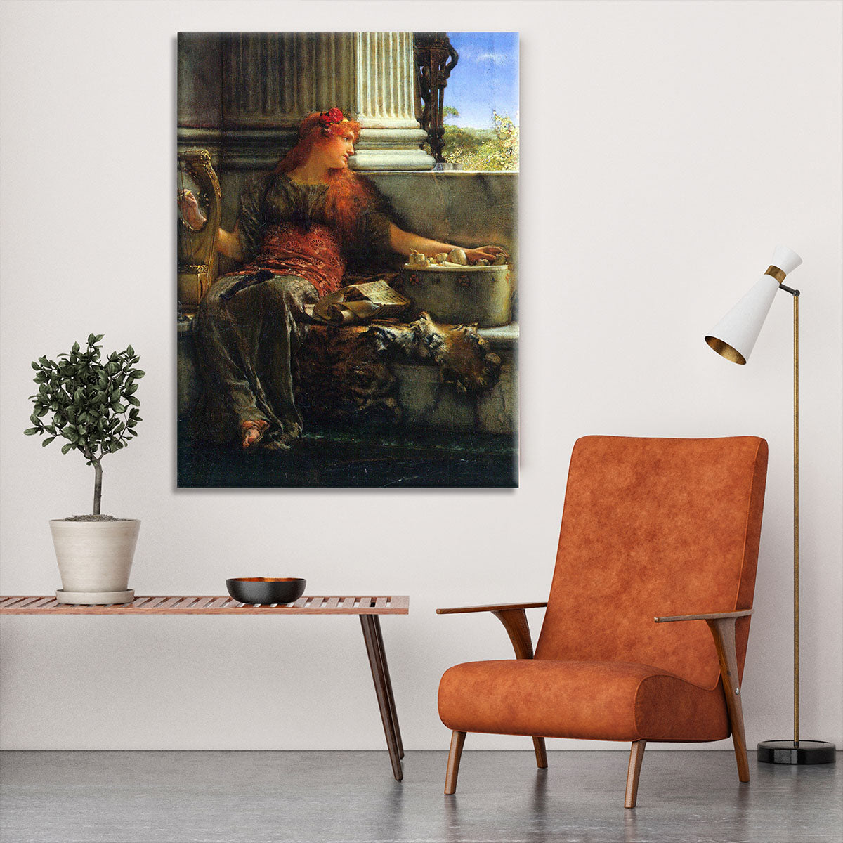 Poesie by Alma Tadema Canvas Print or Poster - Canvas Art Rocks - 6