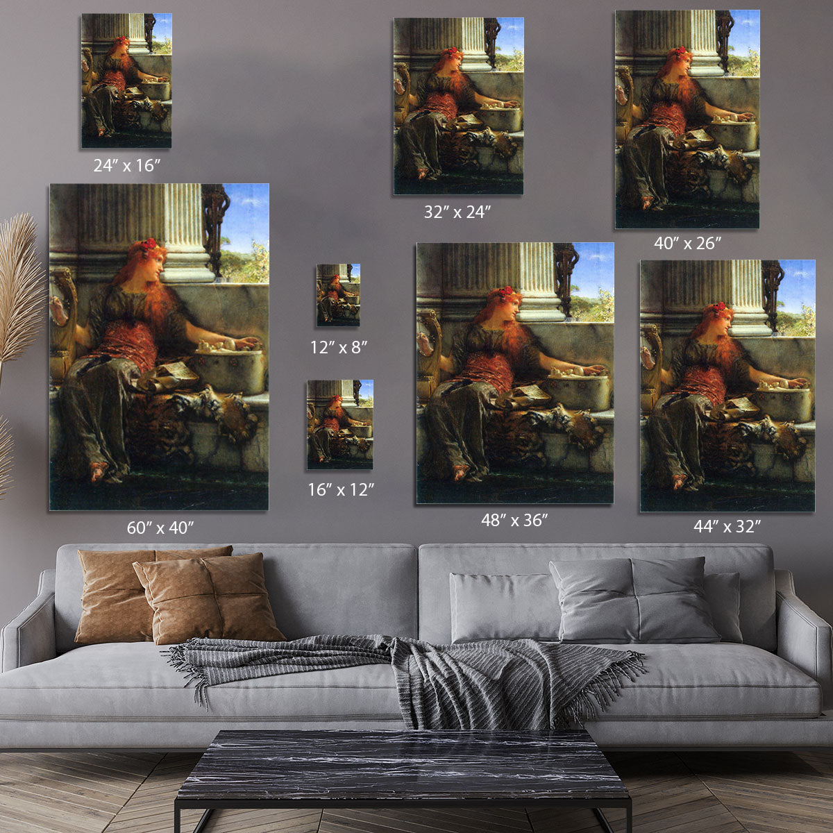 Poesie by Alma Tadema Canvas Print or Poster - Canvas Art Rocks - 7