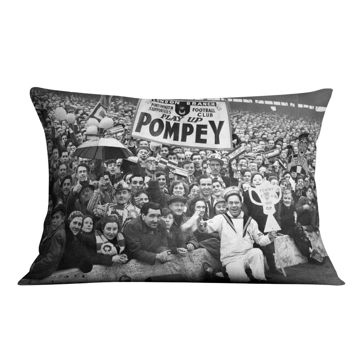Pompey Supporters 1956 Cushion