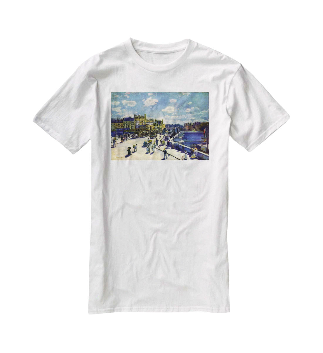 Pont Neuf by Renoir T-Shirt - Canvas Art Rocks - 5