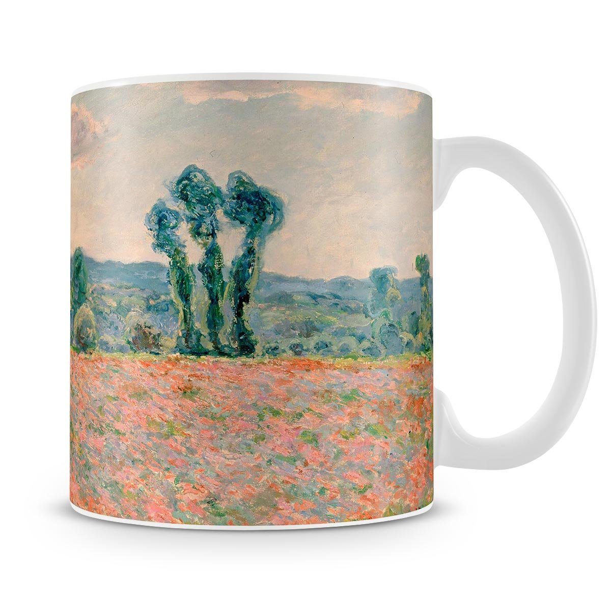 Poppy Field by Monet Mug - Canvas Art Rocks - 4