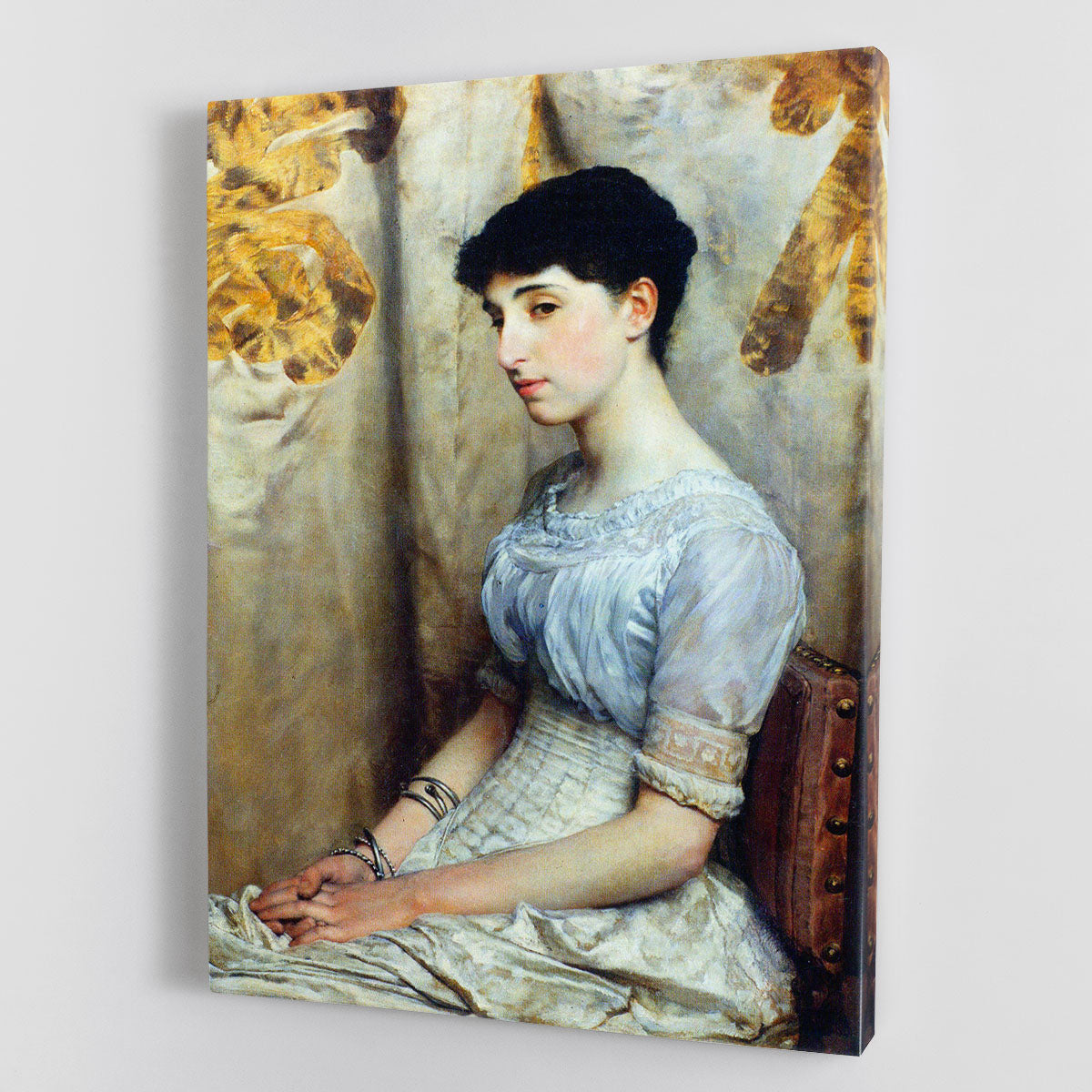 Portrait of Alice Lewis by Alma Tadema Canvas Print or Poster - Canvas Art Rocks - 1