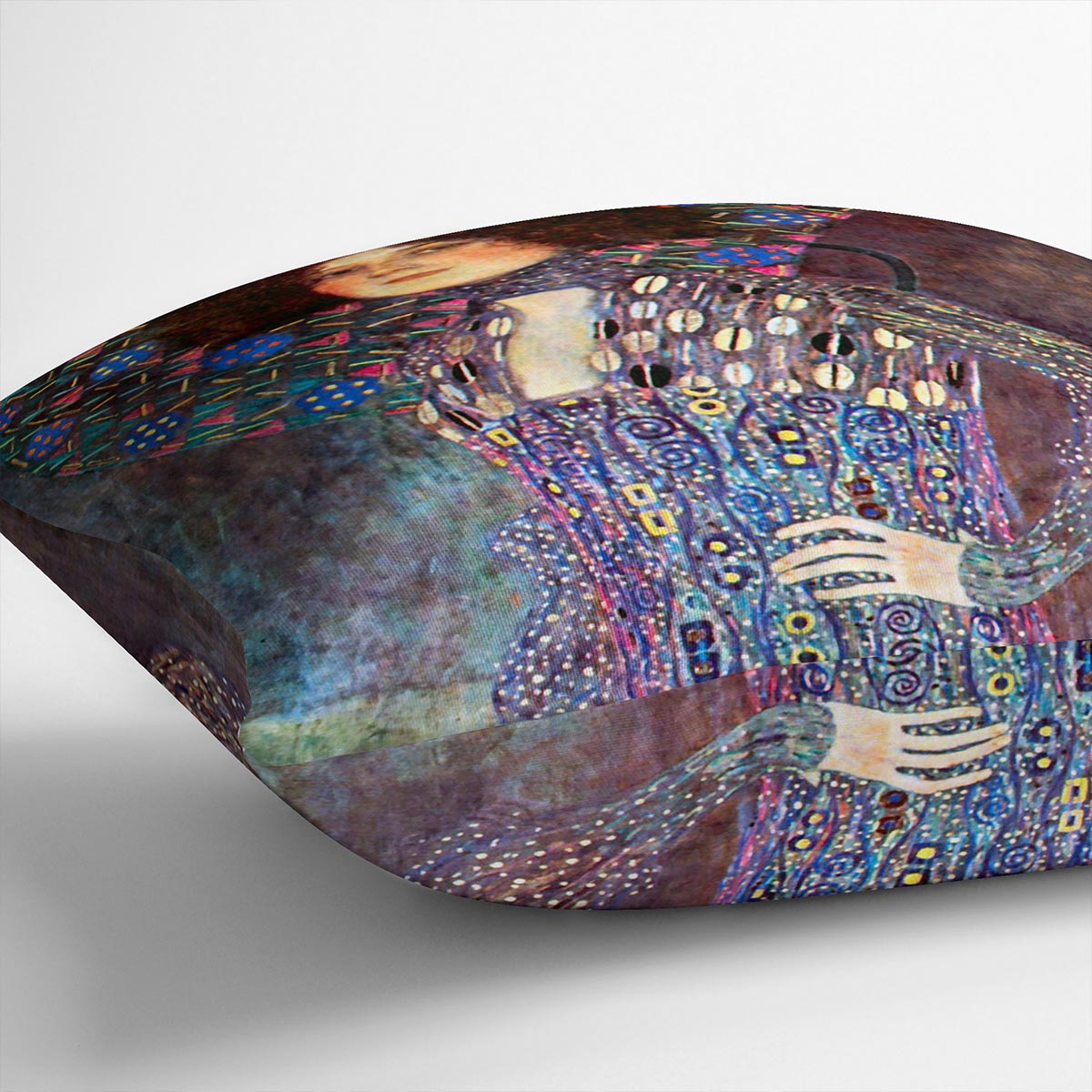 Portrait of Emily Floge by Klimt Cushion