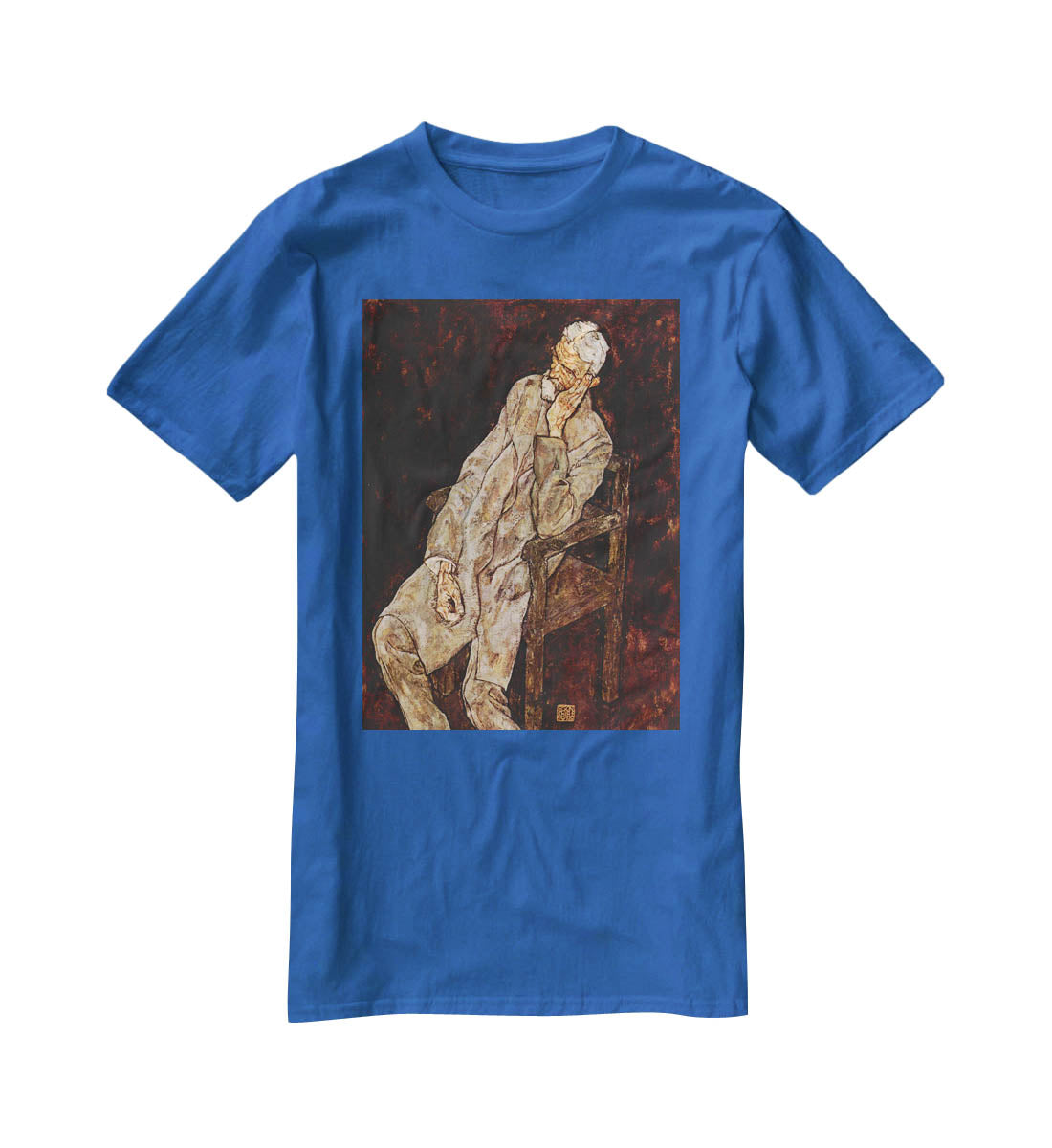 Portrait of Johan Harms by Egon Schiele T-Shirt - Canvas Art Rocks - 2