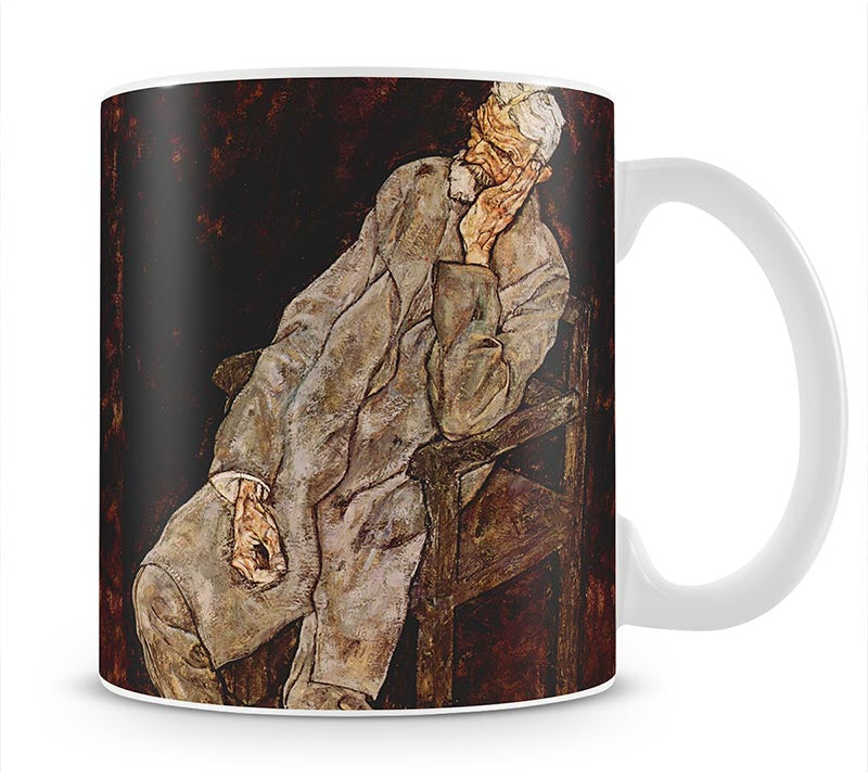Portrait of Johan Harms by Egon Schiele Mug - Canvas Art Rocks - 1