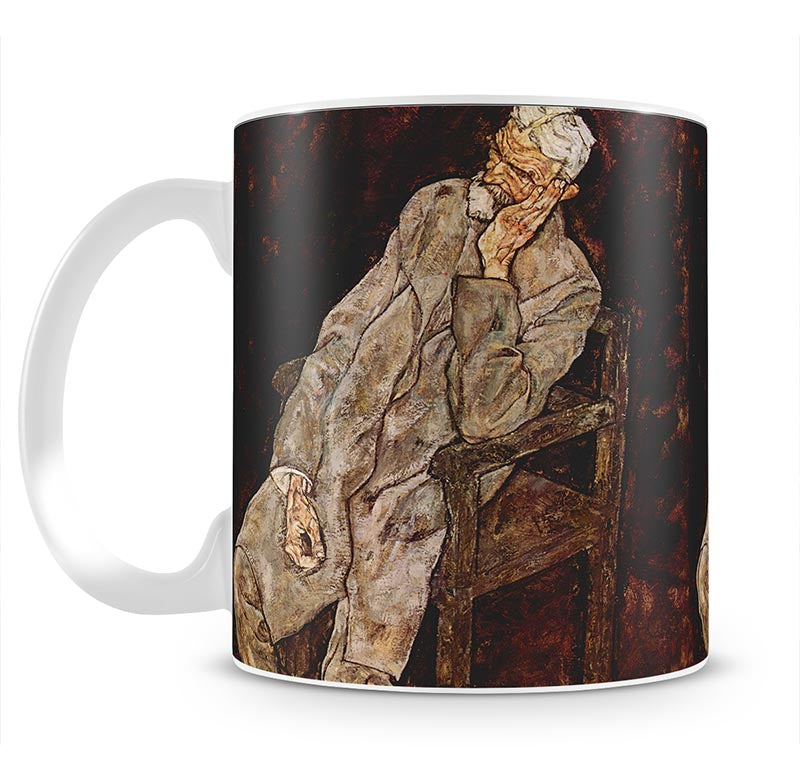 Portrait of Johan Harms by Egon Schiele Mug - Canvas Art Rocks - 1
