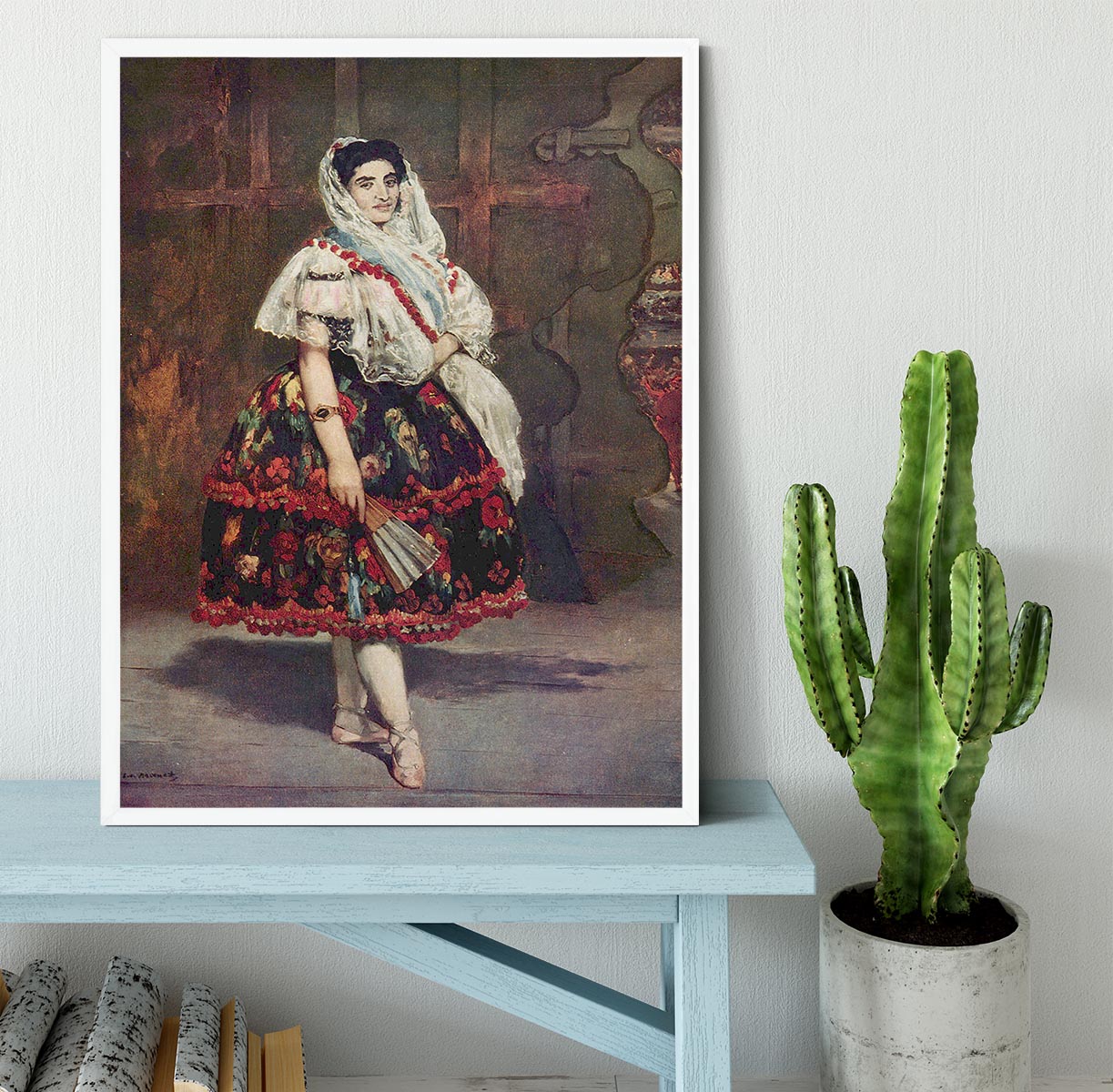 Portrait of Lola de Valence by Manet Framed Print - Canvas Art Rocks -6