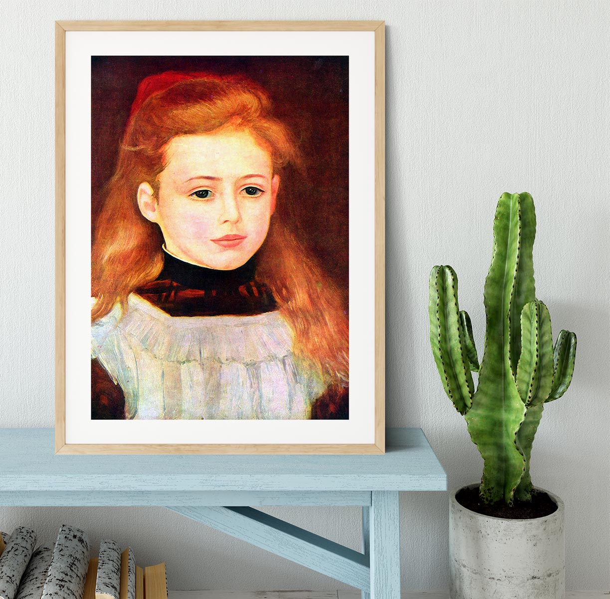 Portrait of Lucie Berard by Renoir Framed Print - Canvas Art Rocks - 3
