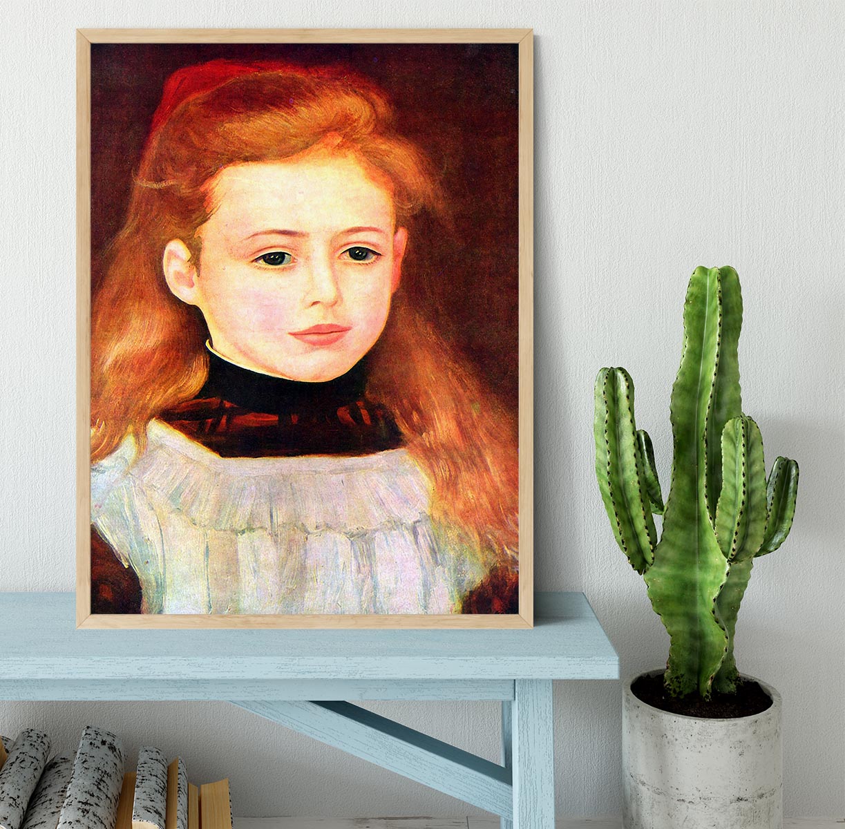 Portrait of Lucie Berard by Renoir Framed Print - Canvas Art Rocks - 4