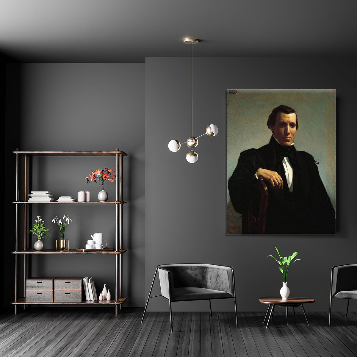 Portrait of Monsieur M By Bouguereau Canvas Print or Poster - Canvas Art Rocks - 5