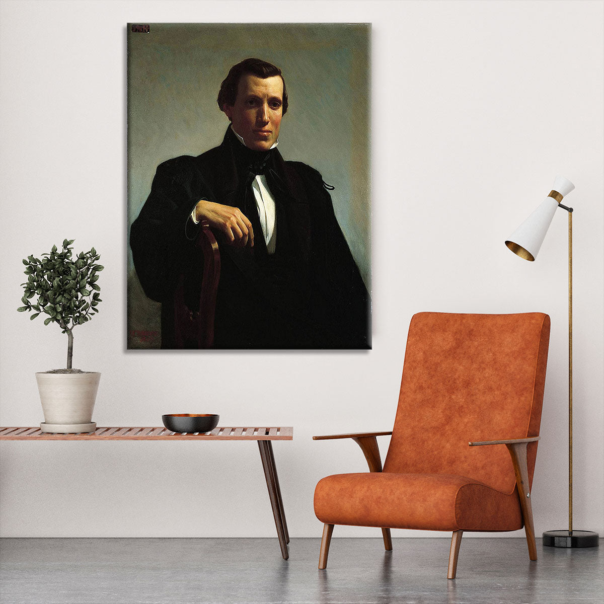 Portrait of Monsieur M By Bouguereau Canvas Print or Poster - Canvas Art Rocks - 6