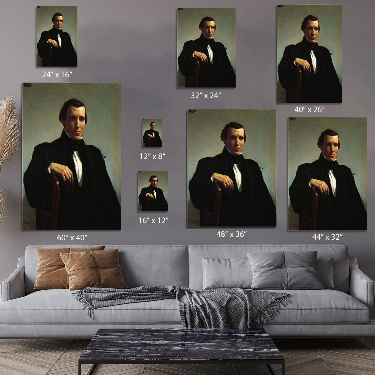 Portrait of Monsieur M By Bouguereau Canvas Print or Poster - Canvas Art Rocks - 7