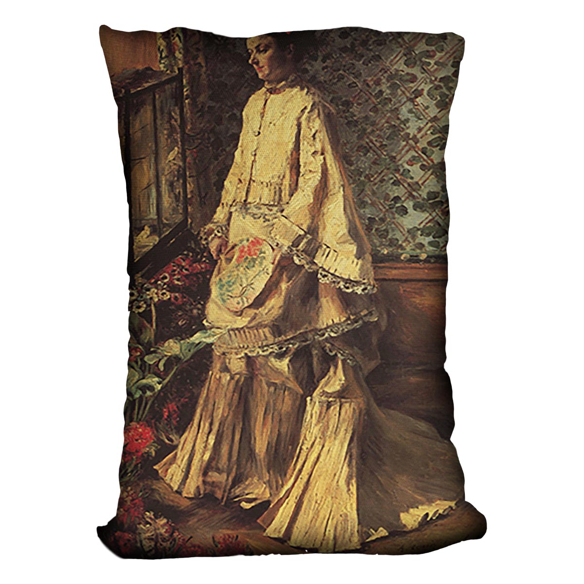 Portrait of Rapha by Renoir Cushion