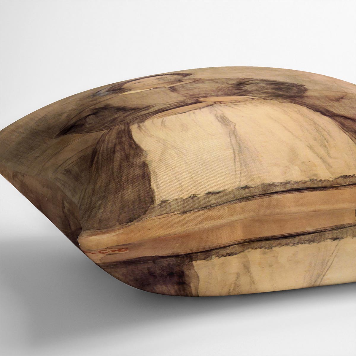 Portrait of Rosa Adelaida Morbilli by Degas Cushion