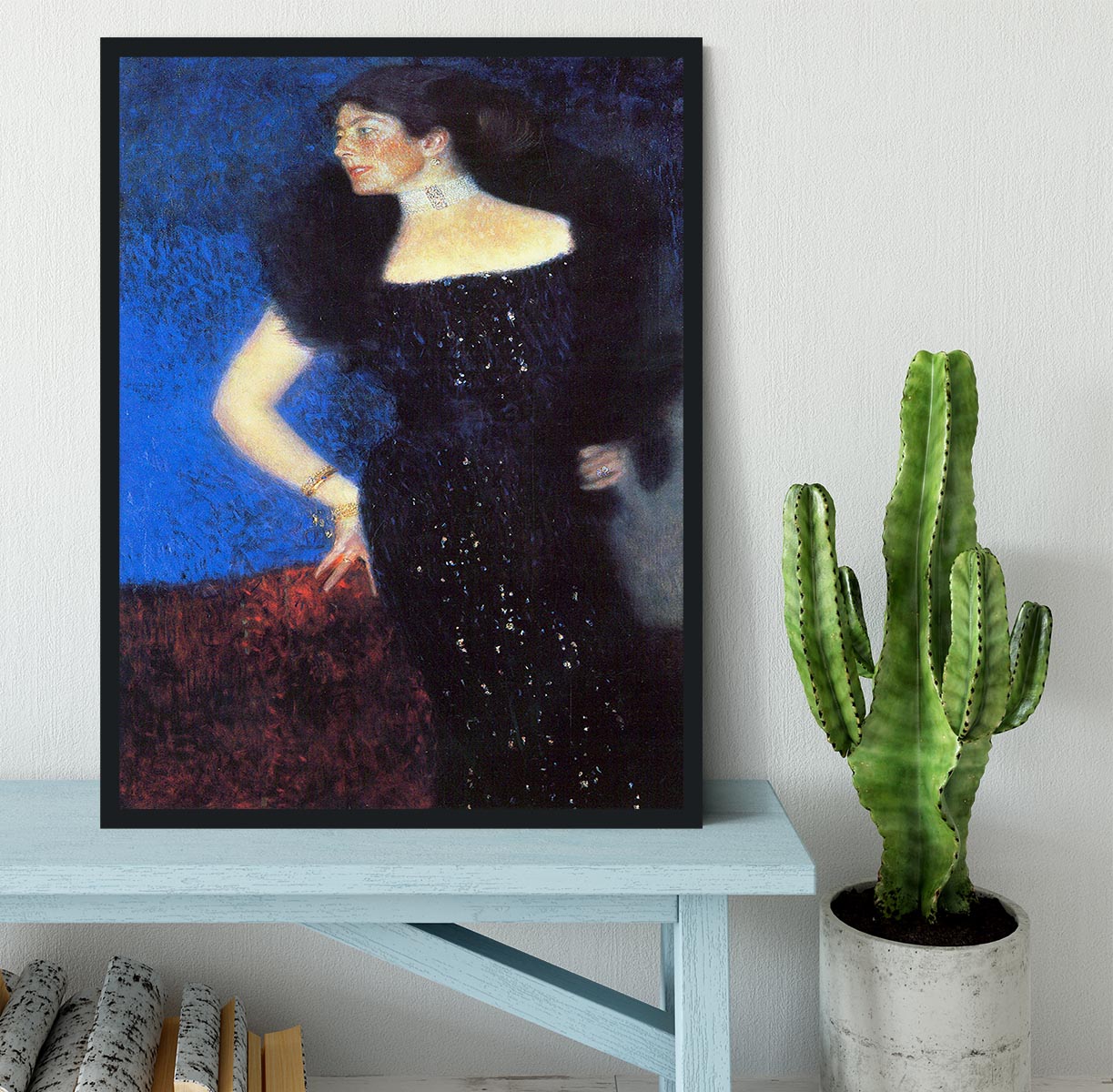 Portrait of Rose von Rosthorn Friedmann by Klimt Framed Print - Canvas Art Rocks - 2