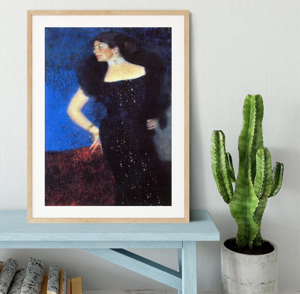 Portrait of Rose von Rosthorn Friedmann by Klimt Framed Print - Canvas Art Rocks - 3