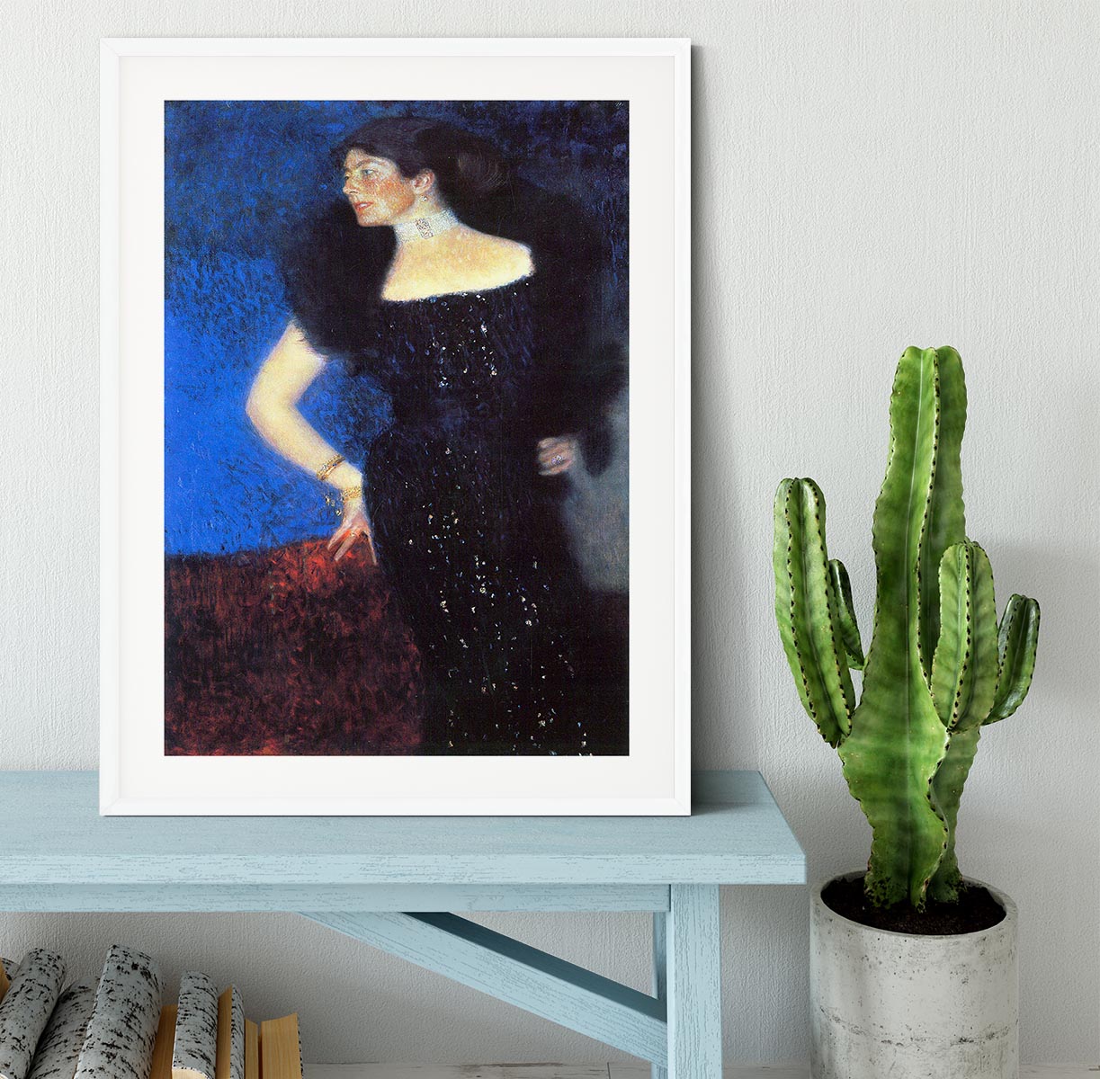 Portrait of Rose von Rosthorn Friedmann by Klimt Framed Print - Canvas Art Rocks - 5