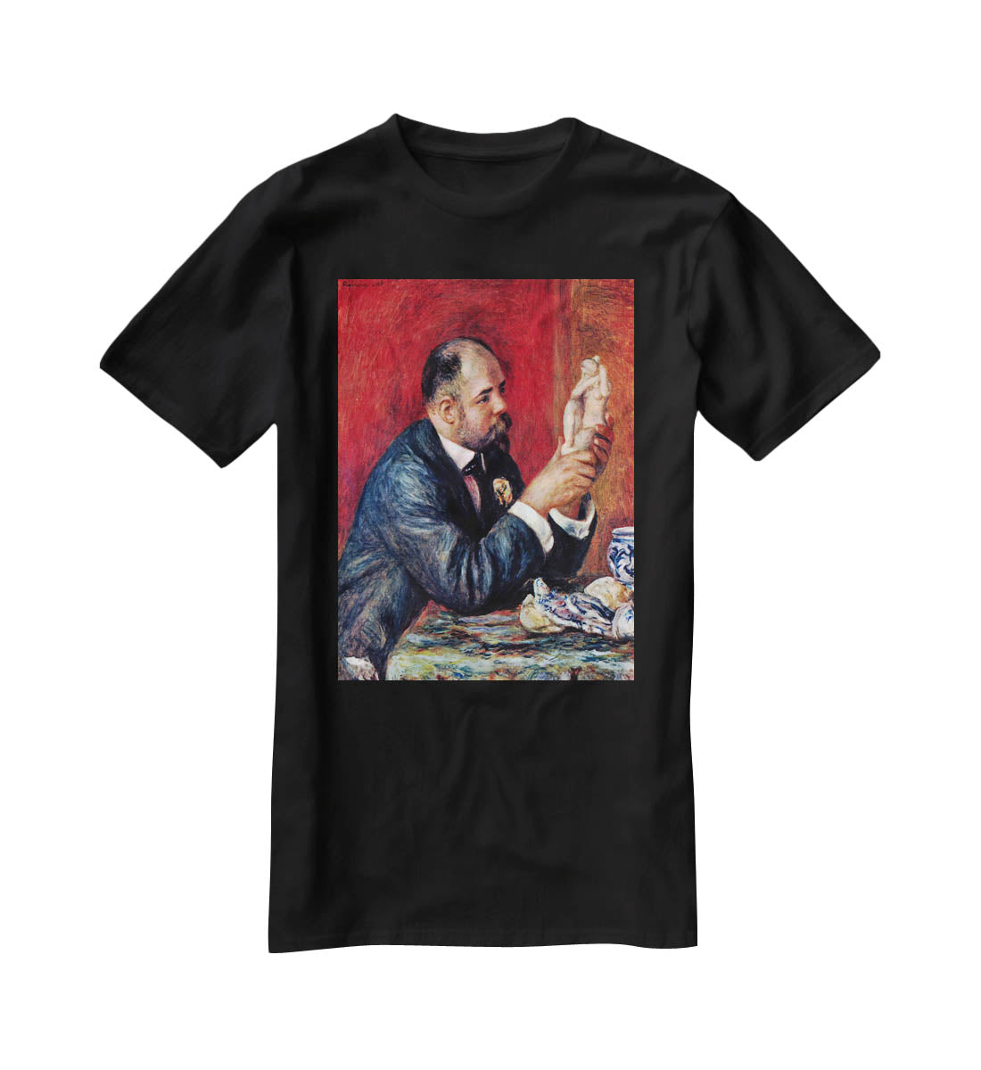 Portrait of Vollard by Renoir T-Shirt - Canvas Art Rocks - 1