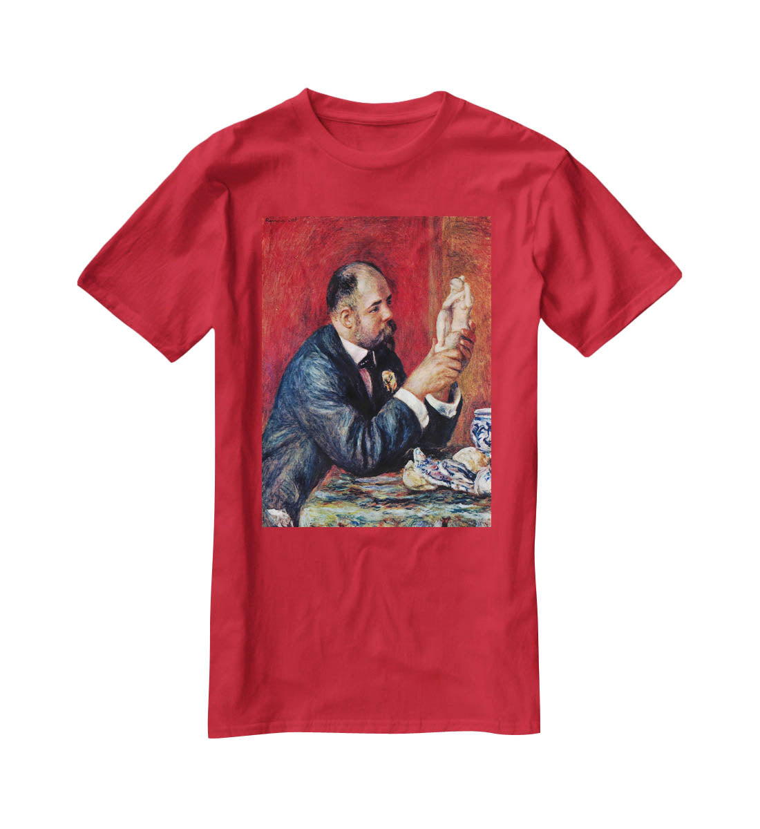 Portrait of Vollard by Renoir T-Shirt - Canvas Art Rocks - 4