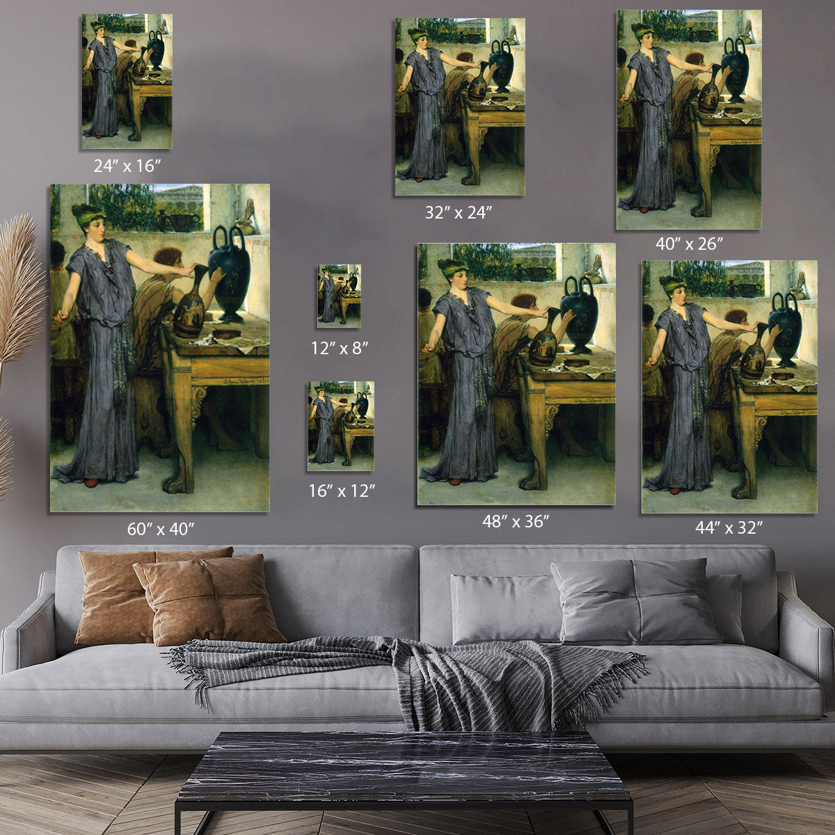 Pottery Painting by Alma Tadema Canvas Print or Poster - Canvas Art Rocks - 7