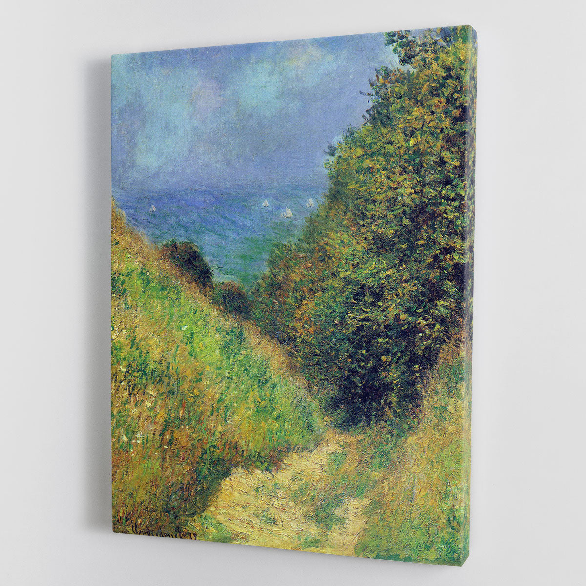 Pourville 2 by Monet Canvas Print or Poster - Canvas Art Rocks - 1