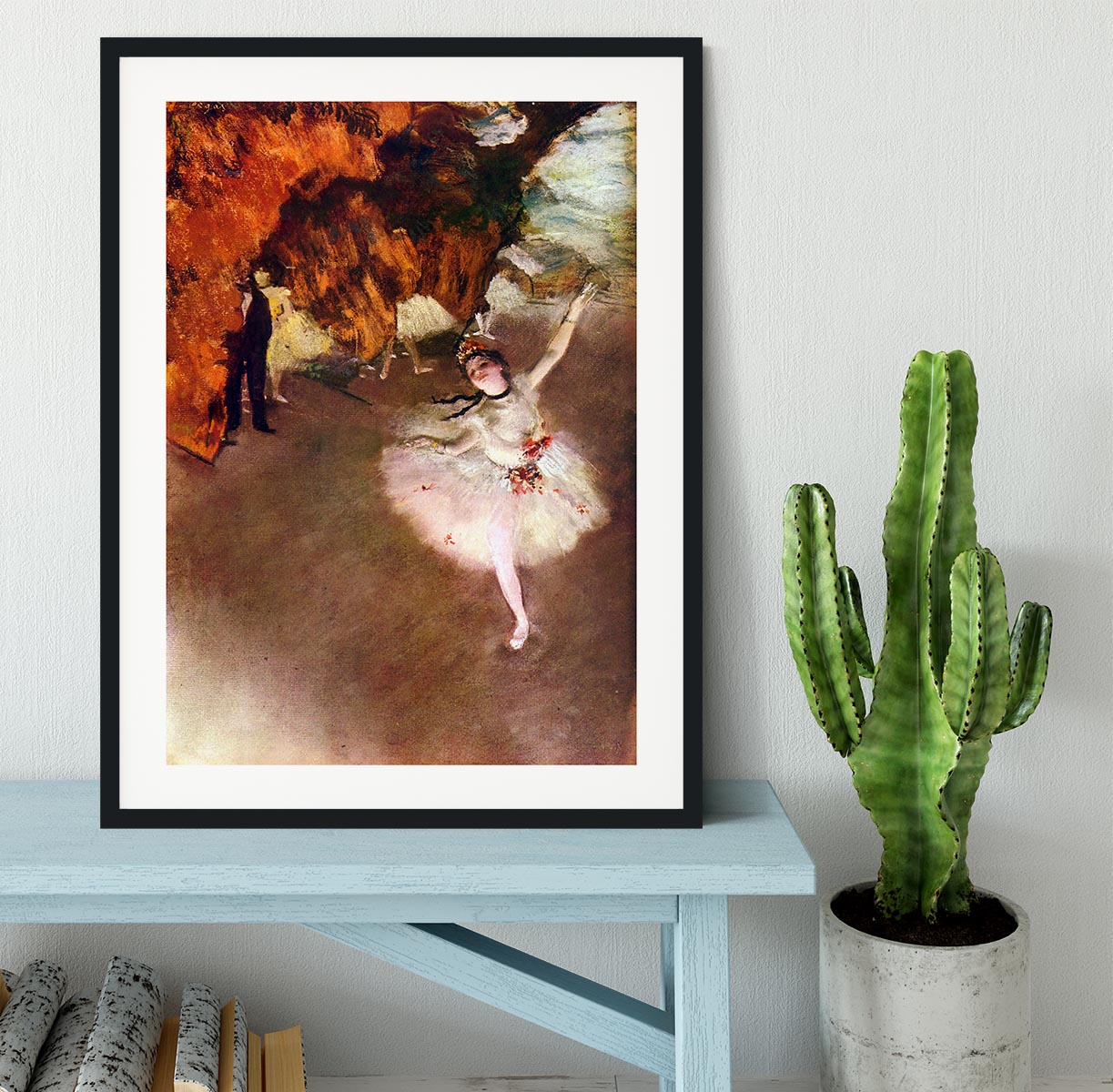 Prima Ballerina by Degas Framed Print - Canvas Art Rocks - 1