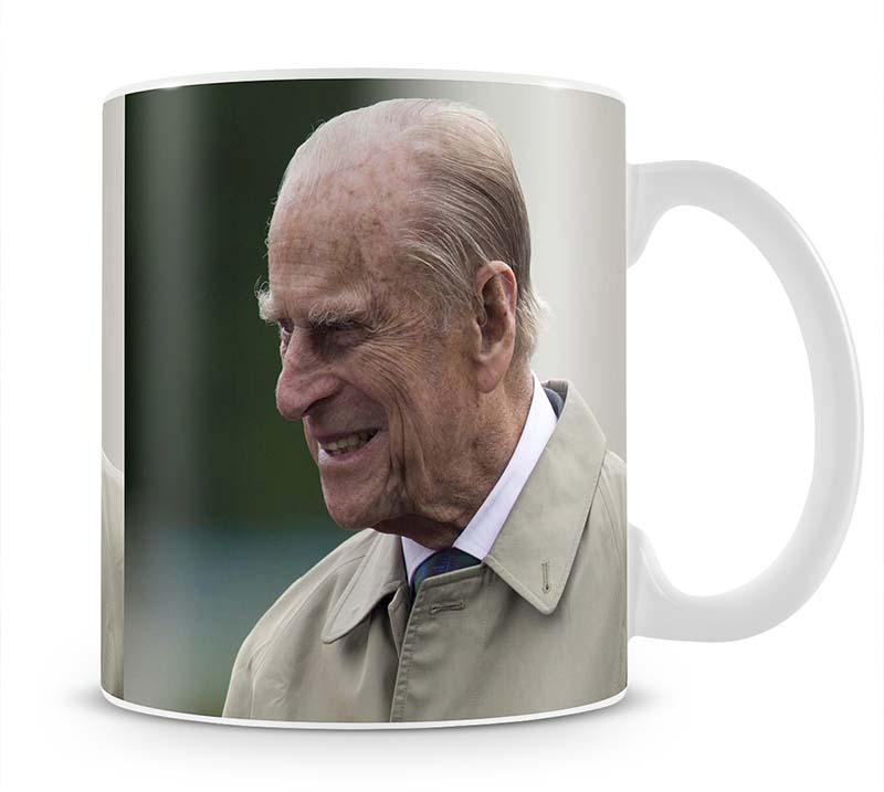 Prince Philip at the 90th birthday of Queen Elizabeth II Mug - Canvas Art Rocks - 1