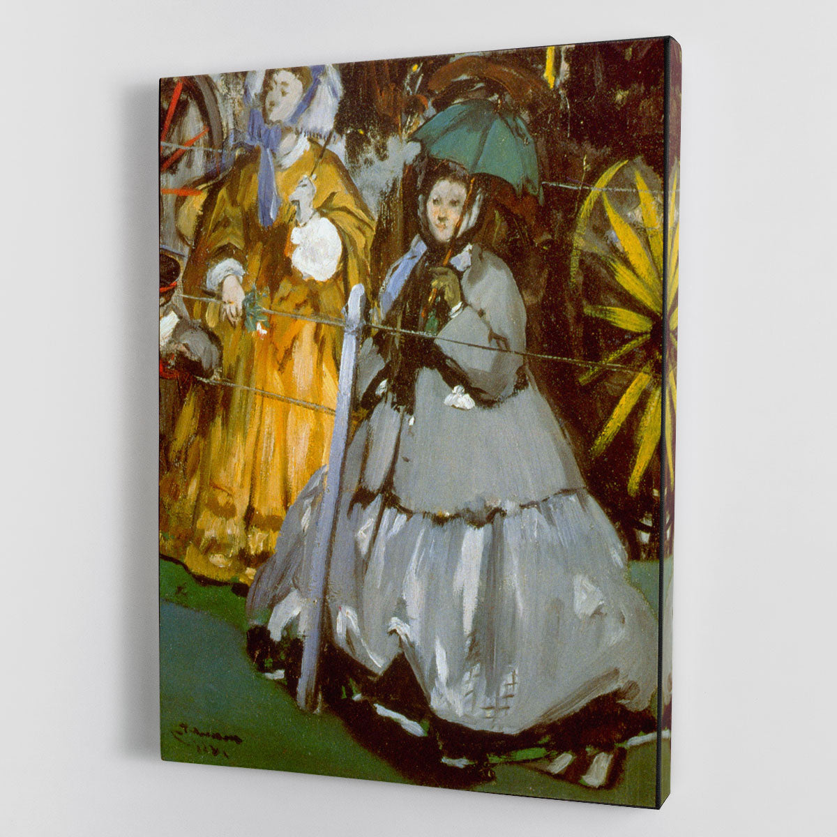 Racecourse by Manet Canvas Print or Poster - Canvas Art Rocks - 1
