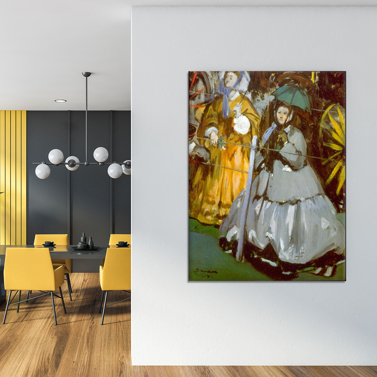 Racecourse by Manet Canvas Print or Poster - Canvas Art Rocks - 4