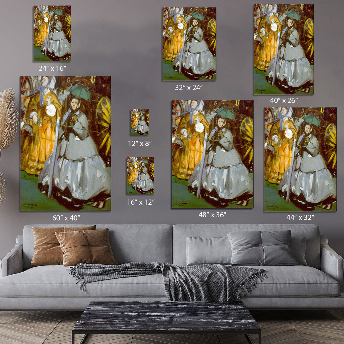 Racecourse by Manet Canvas Print or Poster - Canvas Art Rocks - 7