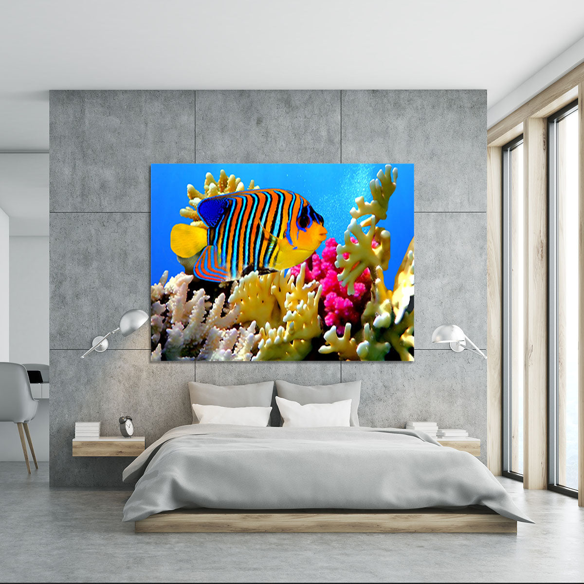 Regal angelfish Canvas Print or Poster - Canvas Art Rocks - 5