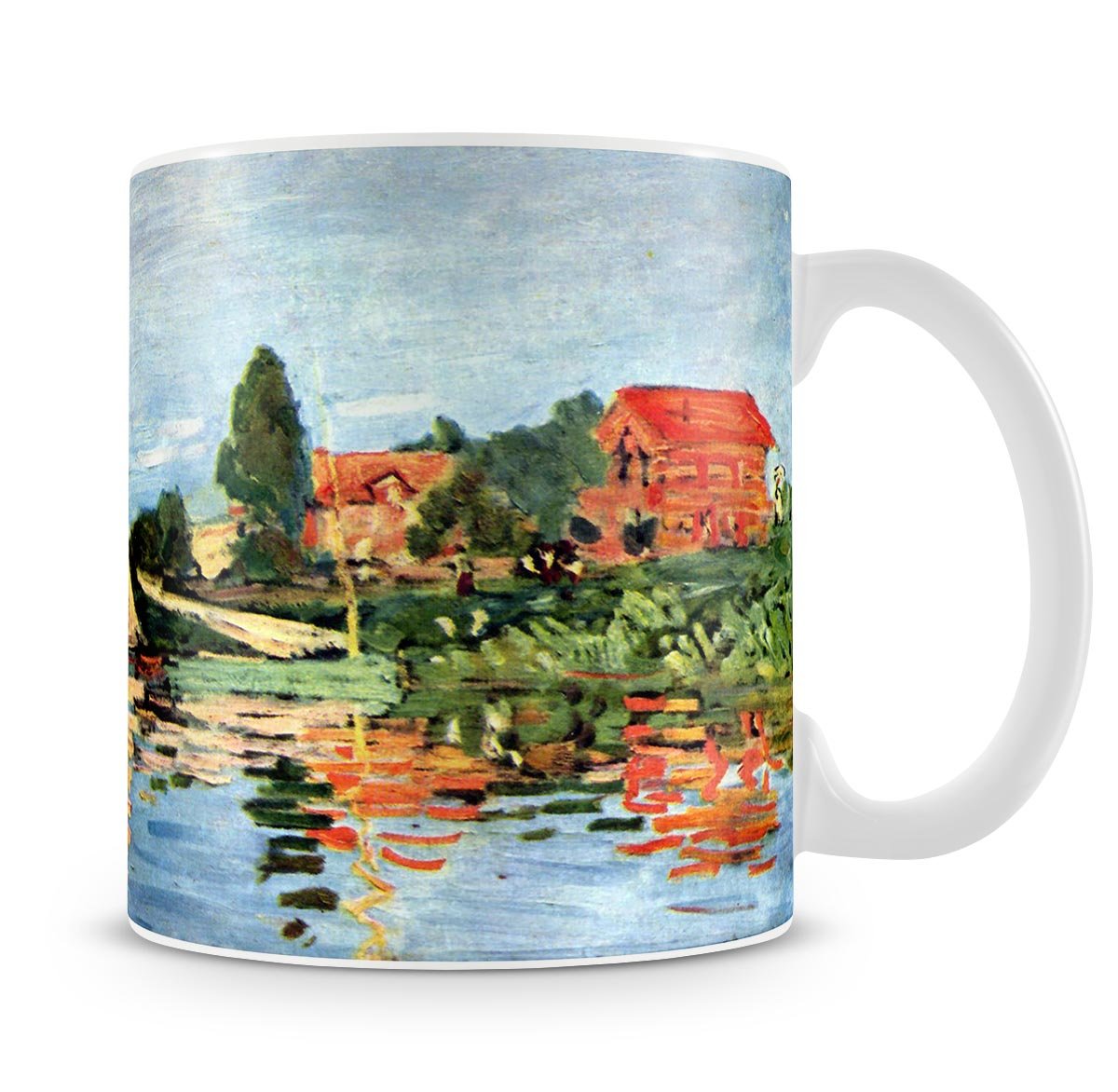Regatta at Argenteuil by Monet Mug - Canvas Art Rocks - 4
