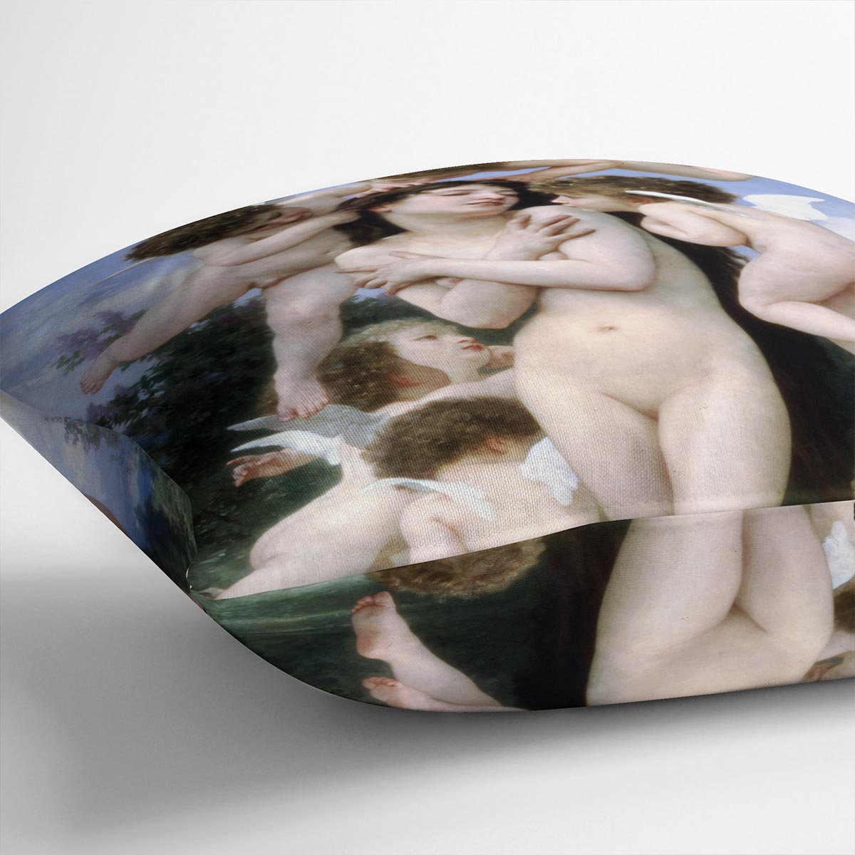 Return of Spring By Bouguereau Cushion