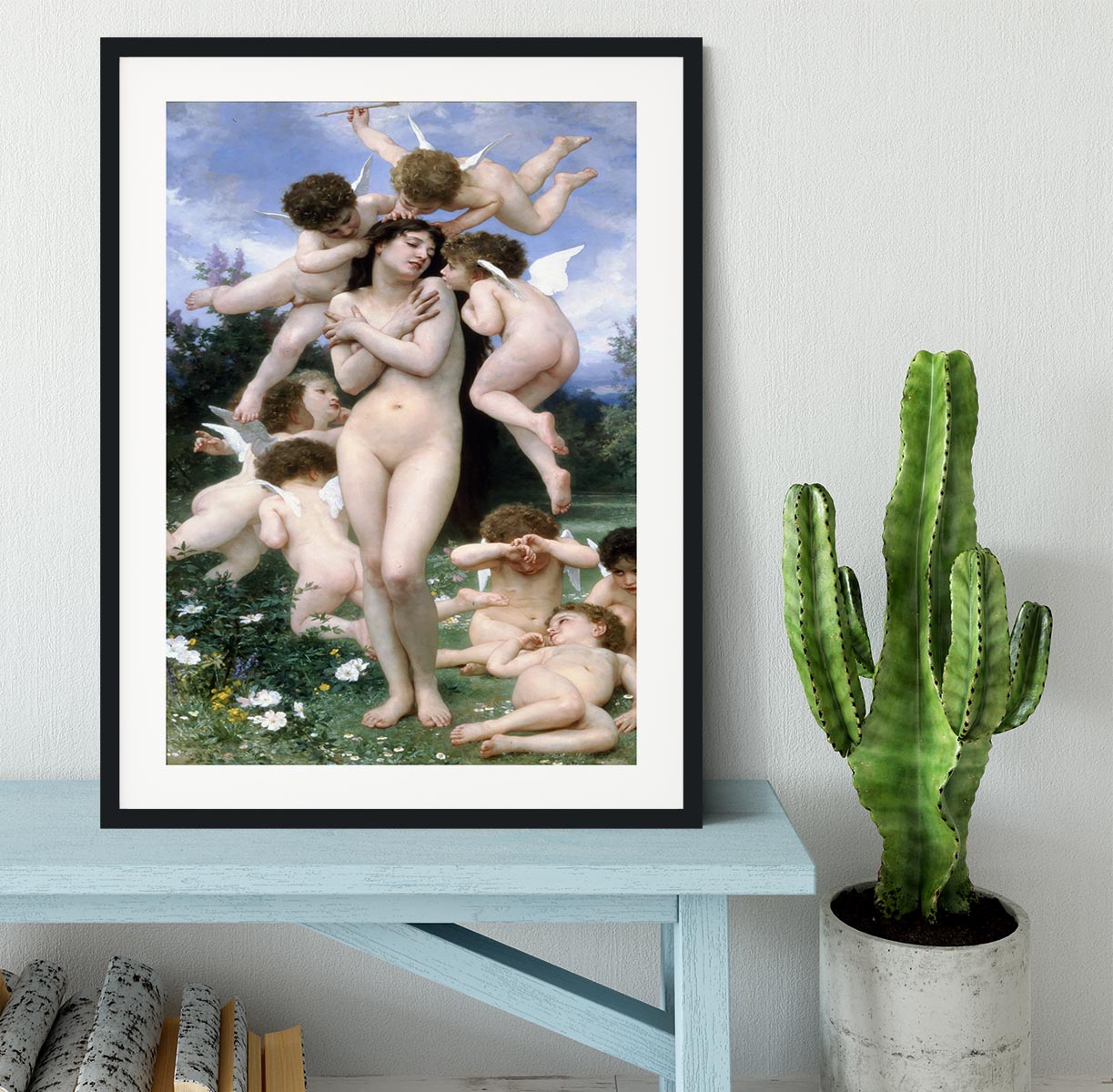 Return of Spring By Bouguereau Framed Print - Canvas Art Rocks - 1