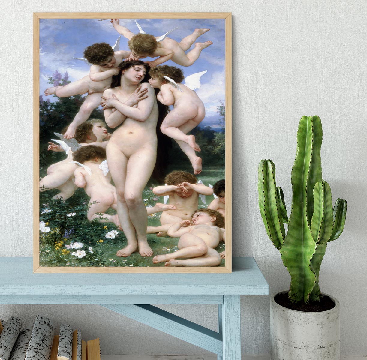 Return of Spring By Bouguereau Framed Print - Canvas Art Rocks - 4