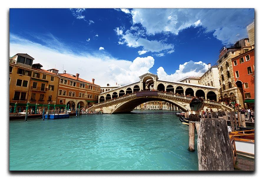 Rialto bridge in Venice Canvas Print or Poster - Canvas Art Rocks - 1