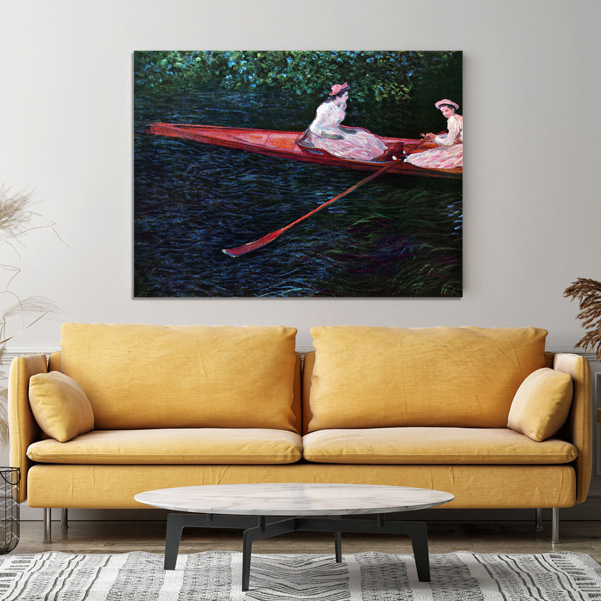 River Epte by Monet Canvas Print or Poster - Canvas Art Rocks - 4