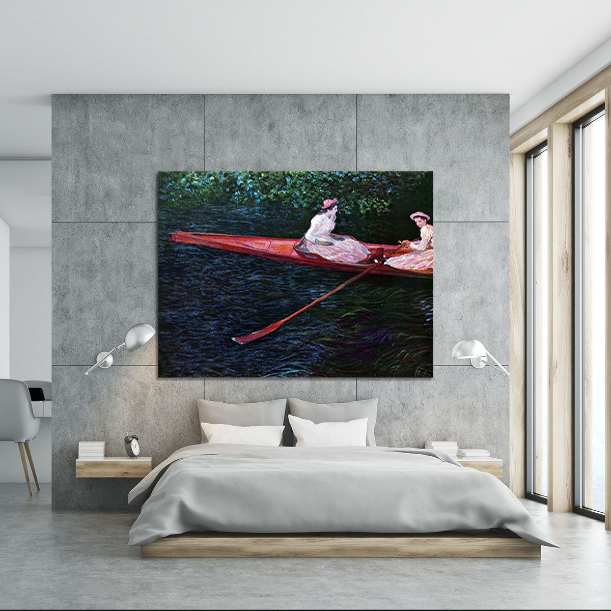 River Epte by Monet Canvas Print or Poster - Canvas Art Rocks - 5