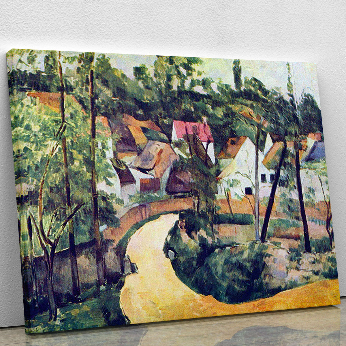 Road bend by Cezanne Canvas Print or Poster | Canvas Art Rocks