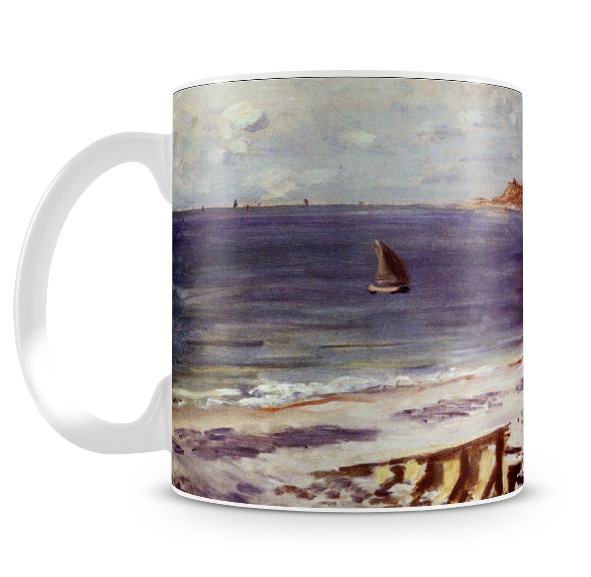 Sailing At Sainte Adresse by Monet Mug - Canvas Art Rocks - 4